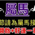 你家裡人有屬馬的嗎，清明節請為他們接福吧，今天開始*好運一輩子*