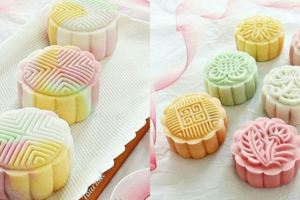 冰皮月餅SnowskinMooncakes 材料簡單，做法容易，無需烘烤，在家也能製作哦！