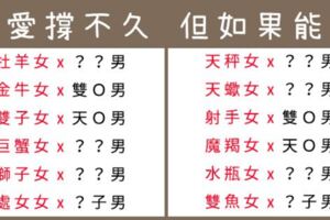 什麼！這個星座組合戀愛「容易撐不久」！？但如果能順利磨合，就會比誰都「長久」！