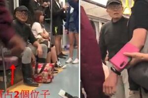 硬拉腳痛年輕人讓座，鴨霸阿伯佔兩位…目睹正義哥把他嗆爆！