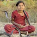印度女孩出生當天嚇壞父母，群蛇來慶，被村民尊稱為蛇神!