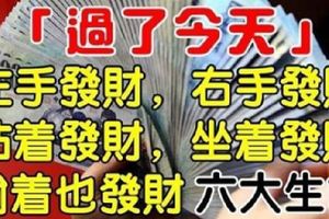 十二生肖之中，7天內比中獎還幸運，大富大貴的生