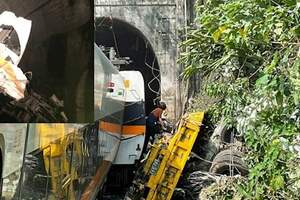 工程車滑落砸中，太魯閣號列車重創，車廂「像豆腐一樣被切開」一半不見了！36人無生命跡象！