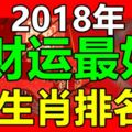 2018年財運最好的生肖排名