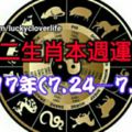 十二生肖本週運勢2017年(7.24—7.30)