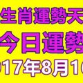 十二生肖運勢天天看，今日運勢：8月16日