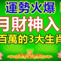 運勢火爆！9月財神入門，獲利百萬的3大生肖屬相！