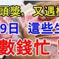 5月9日，這些生肖又中頭獎，又遇橫財！數錢忙！