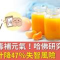 大腦排毒補元氣！哈佛研究：喝柳橙汁降47％失智風險