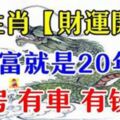 苦日子到頭了！6生肖「財運開」一富就是20年，有房有車有票子