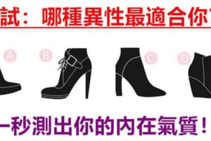 準！哪種鞋子最適合你？一秒測出你的內在氣質！