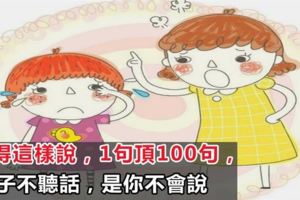 教育孩子，你得這樣說，1句頂100句，孩子聽話又優秀