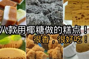 用椰糖做糕點？你都學會了嗎？8款糕點等你收藏！