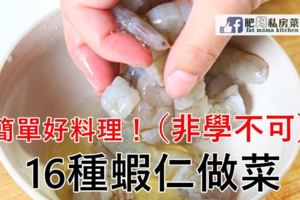 （非學不可）16種蝦仁做菜，簡單好料理！你准備好了嗎.