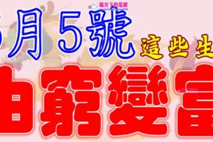 6月5號開始，這些生肖由窮變富，財產一漲再漲