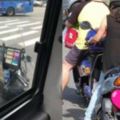 正妹騎車忘記扣上這個！「黑色蕾絲若隱若現還露出…