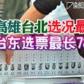 ◤台灣九合一選舉◢高雄台北選況最激烈台東選票最長78公分