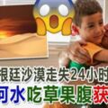 男童阿根廷沙漠走失24小時靠喝河水吃草果腹獲救