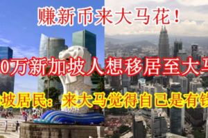 【賺新幣來大馬花！】10萬新加坡人想移居至大馬新加坡居民：來大馬覺得自己是有錢人！
