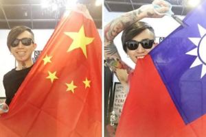 被中國人嗆「台灣人都很窮」謝和弦怒剪「五星旗」，但幾分鐘後突然改剪「台灣國旗」讓兩岸網友都看傻了！