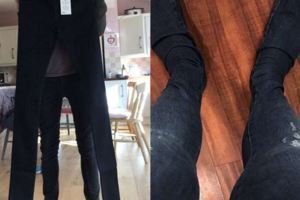 他網購的牛仔褲「褲管竟然長到變蛙鞋」，結果賣家超狂的奇葩回覆讓大家都噴飯！