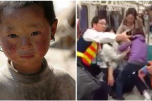 髒兮兮的小孩讓座給孕婦，孕婦卻嫌髒不肯坐．．．沒想到小孩下一秒卻做了一個舉動，讓全車的人都被震撼了