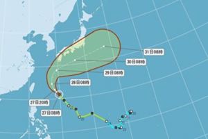 專家：颱風蘇拉外圍環流27、28日影響台灣