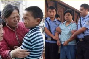 7歲小童獨自去上學，被人販子強行抱走，他機智的喊了一聲……竟成功幫助警察抓到人販子！