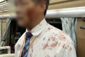 台鐵列車長勸阻酒醉乘客反遭酒瓶砸傷