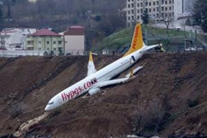 土耳其航空「爆衝出跑道」開到懸崖！168名乘客眼睜睜看自己差點滑入黑海…