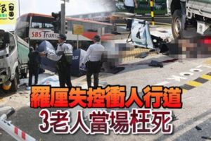 羅釐失控衝人行道3老人當場枉死