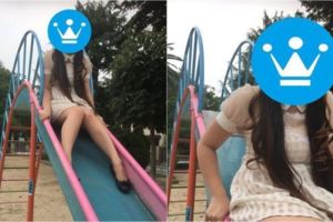 雙馬尾女子偶像在公園嬉戲拍「女友照」要大家拿去炫耀沒想到網友快嚇瘋:你不要過來