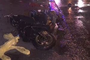 機車疑打水漂撞電箱　情侶1死1傷