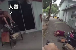 流浪男持刀挾持！美警狂開18槍…「人質當場陪葬」畫面曝光掀爭議(8P+影)