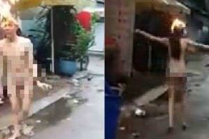 火頭女赤裸遊街「沒人救」！引熱議