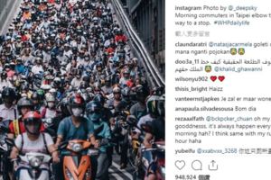 台北橋機車瀑布登IG官方！一天破90萬讚慘被酸落後國家