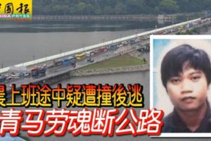 凌晨上班途中疑遭撞後逃華青馬勞魂斷公路