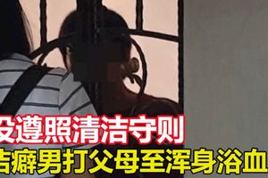 沒遵照清潔守則　新國潔癖男打父母至渾身浴血