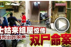 曾傳出吵架聲士姑來組屋驚傳雙屍命案