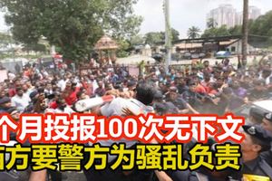2個月投報100次無下文　廟方要警方為騷亂負責