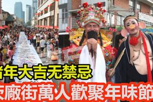 茨廠街萬人歡聚年味節　豬年大吉無禁忌