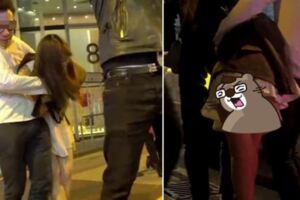 醉到無力，港妹當街遭抬走，女士們要小心啊