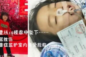 生命奇跡！保定3歲女童從18樓家中墜下……墜樓女童仍在醫院重症監護室內接受搶救，