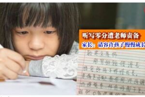 一年級生「英文聽寫0分」遭老師羞辱！家長回「這一番話」讓網友大贊：教育可以不一樣……