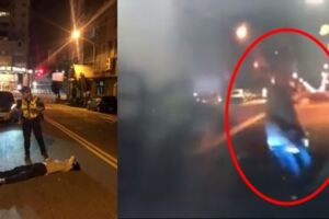 又碰瓷！男子衝出來想要被車禍，駕駛po出行車記錄器「這是屍變還是？」