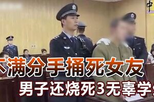 不滿分手捅死女友男子還燒死3無辜學生