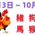 12生肖一周（10.3~10.9）