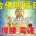 金佛賜福日，六大生肖貴人撐腰，黴運盡散