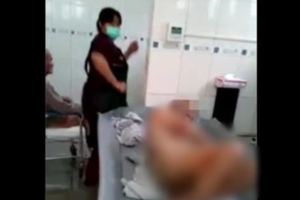 看護粗魯幫阿公洗澡影片流出！在清明剛好被孫女認出