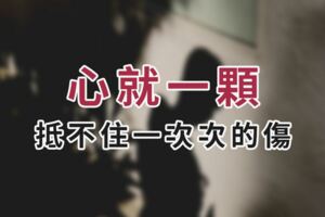 心就一顆，抵不住一次次的傷